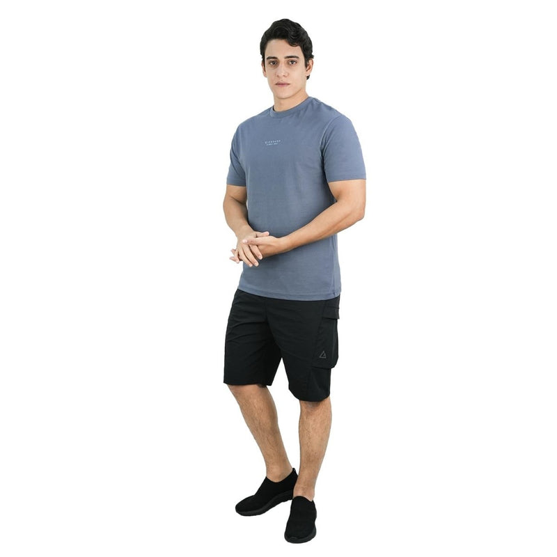 Men's Cotton Signature Print Tee S - Shop Giordano