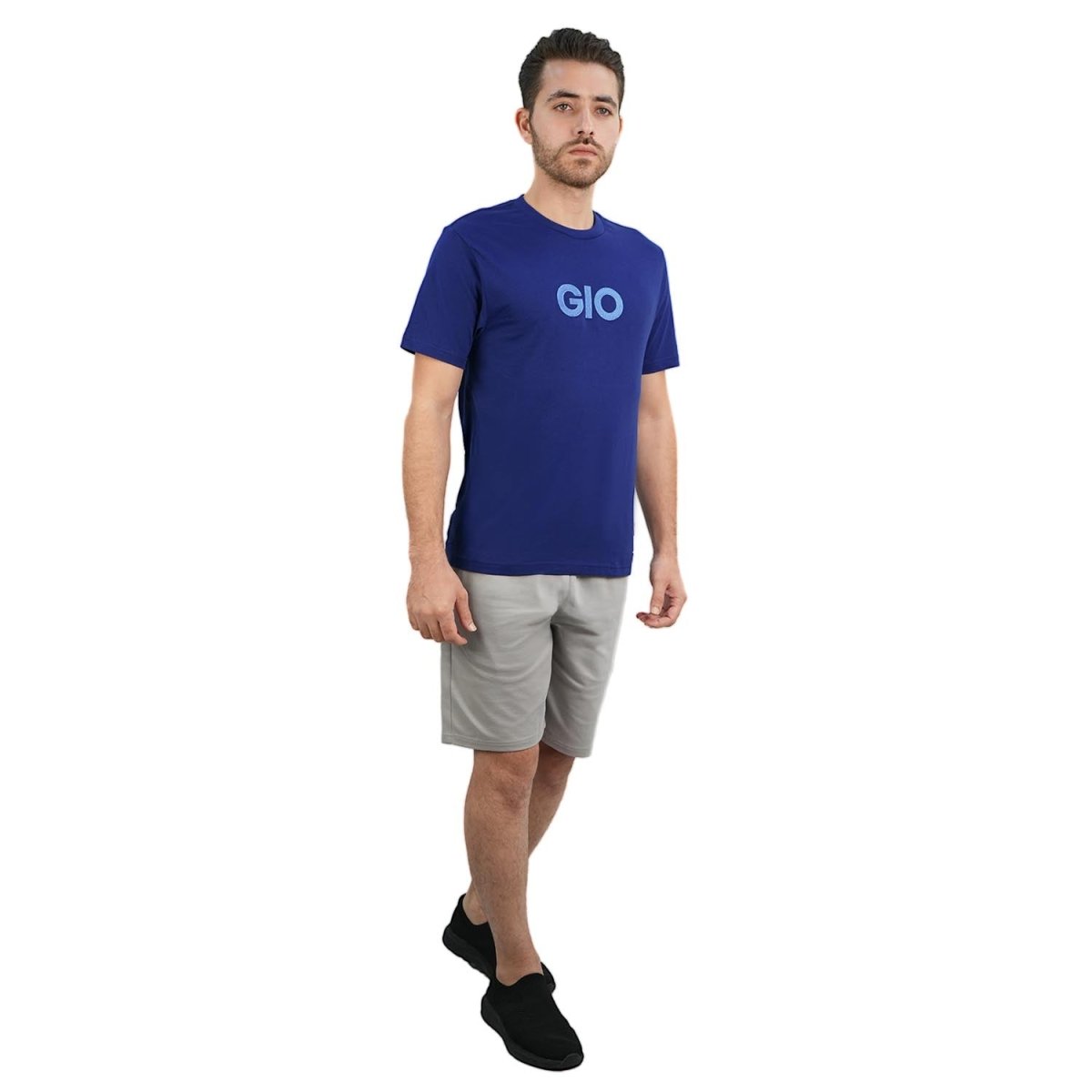 Men's Cotton Signature Print Tee S - Shop Giordano