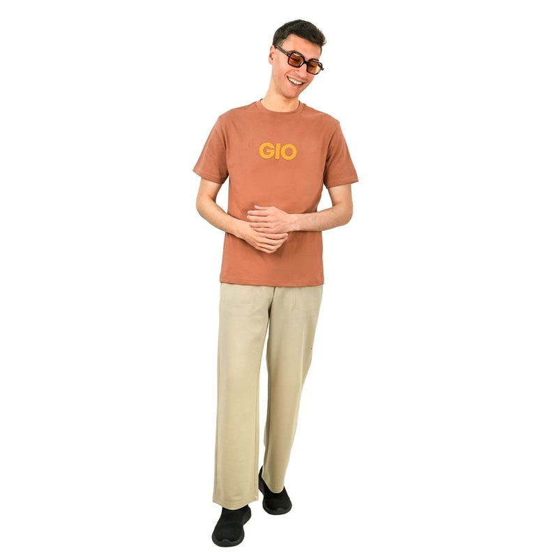 Men's Cotton Signature Print Tee S - Shop Giordano