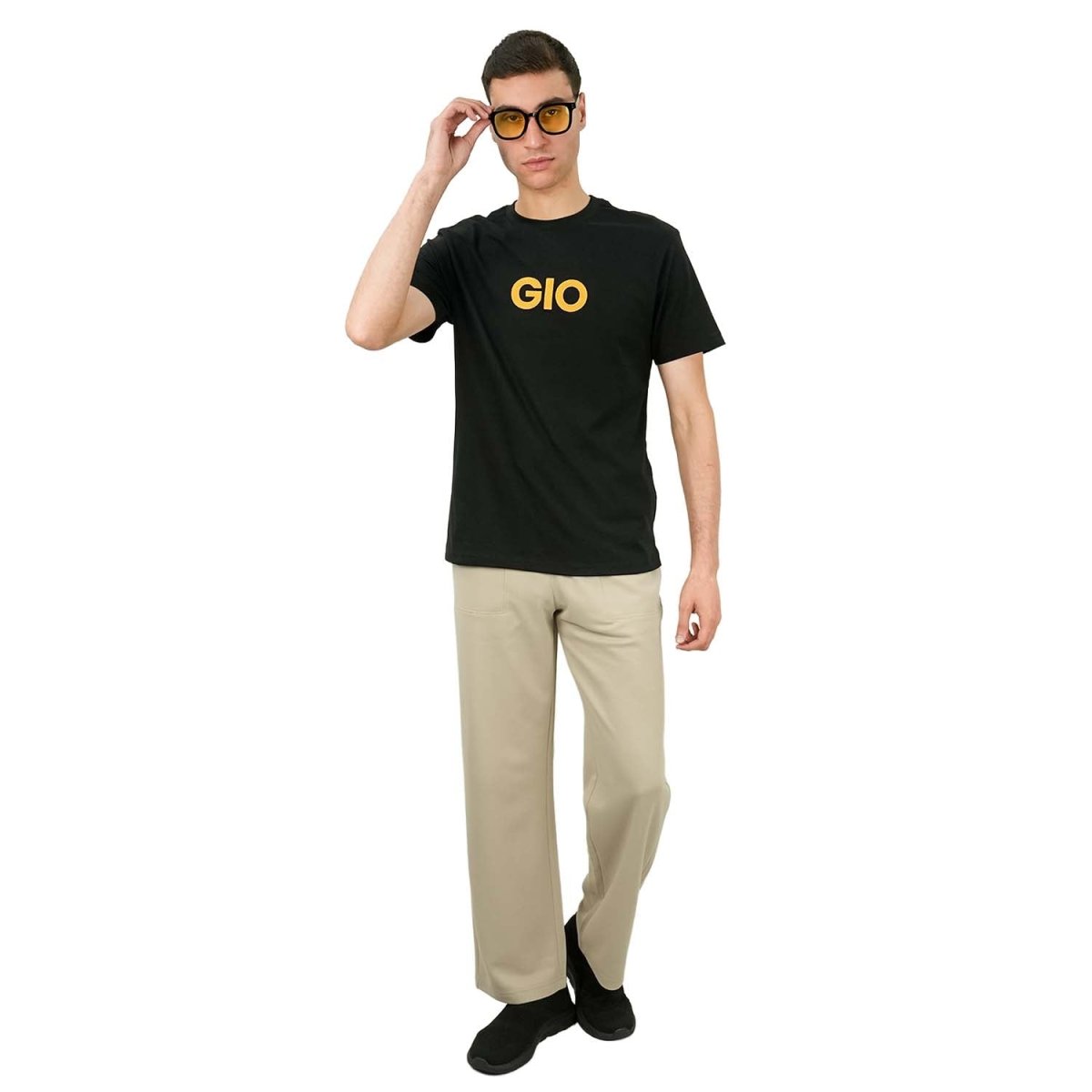 Men's Cotton Signature Print Tee - Giordano