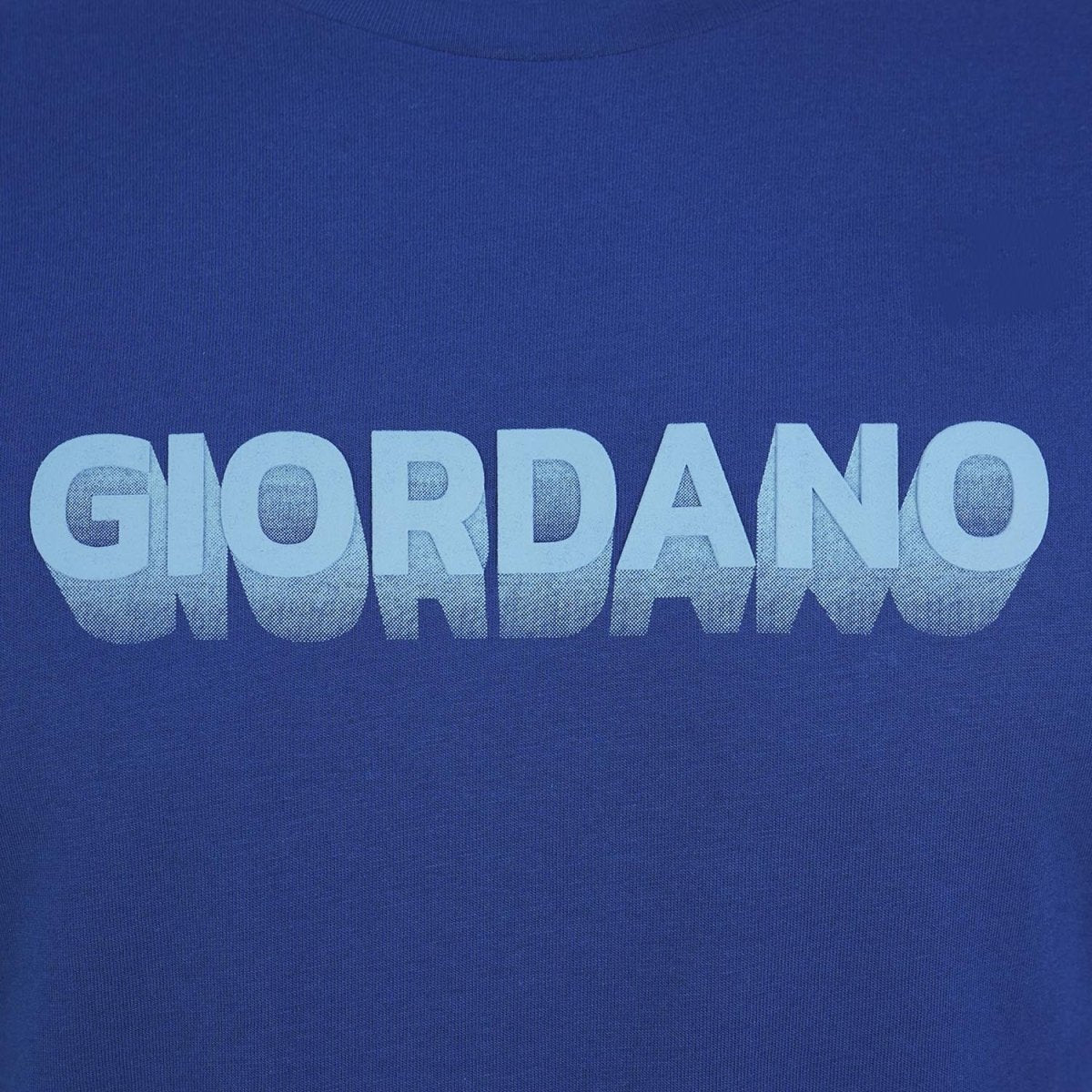 Men's Cotton Signature Print Tee S - Shop Giordano
