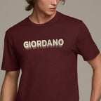 Men's Cotton Signature Print Tee S - Shop Giordano