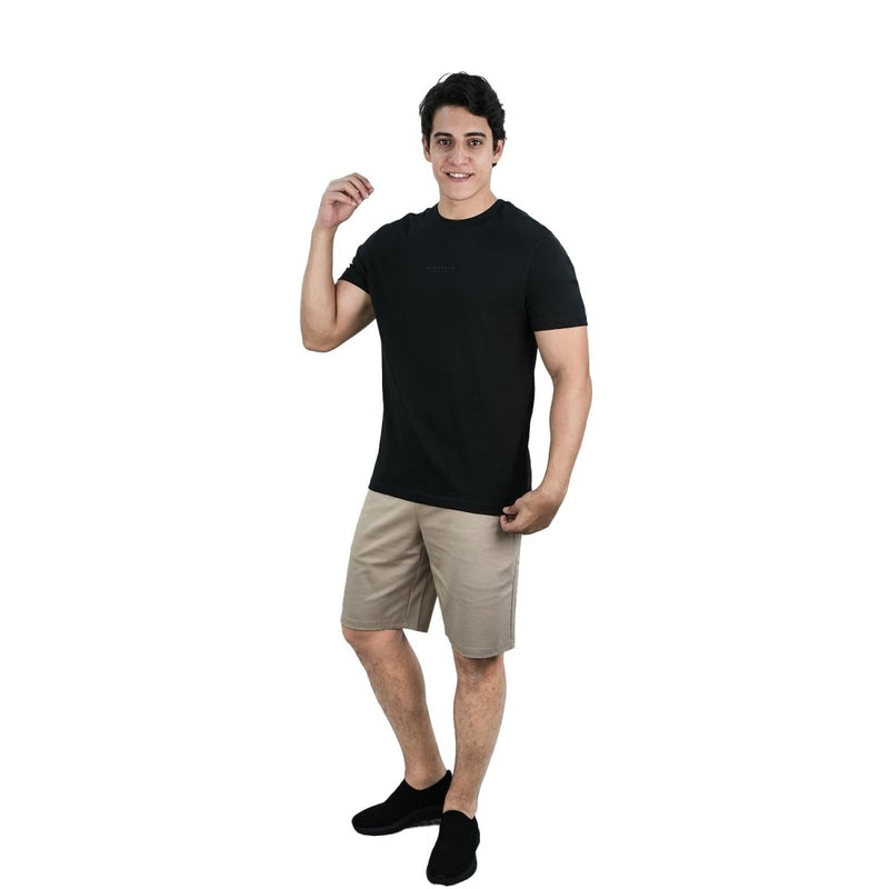 Men's Cotton Signature Print Tee S - Shop Giordano