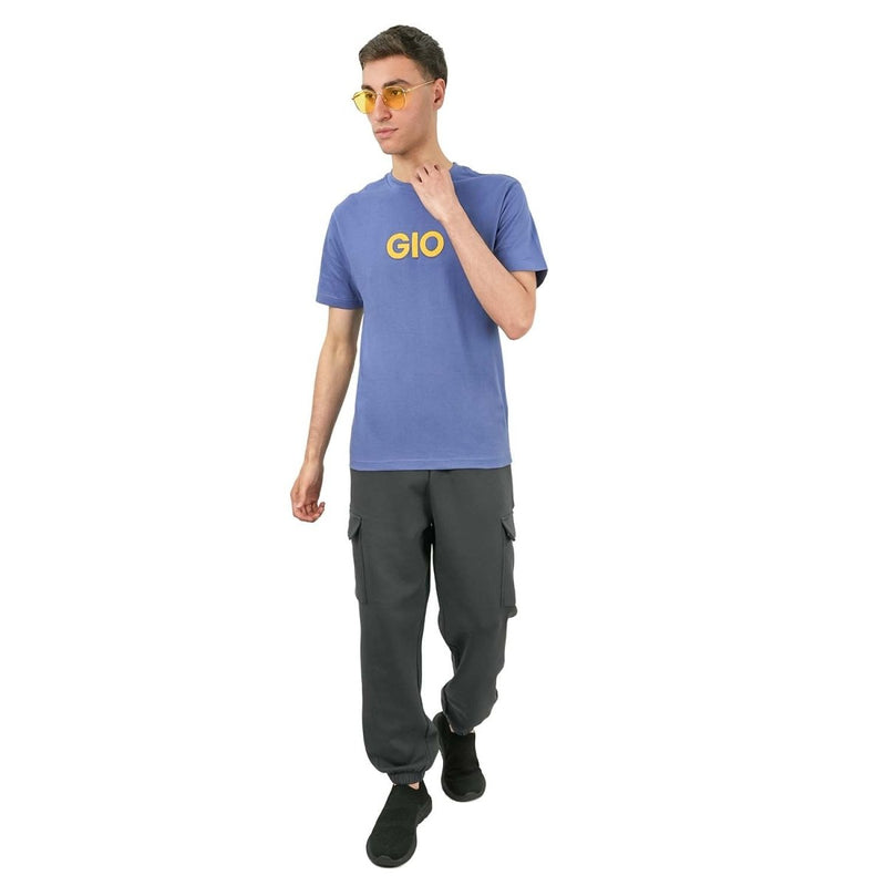 Men's Cotton Signature Print Tee S - Shop Giordano