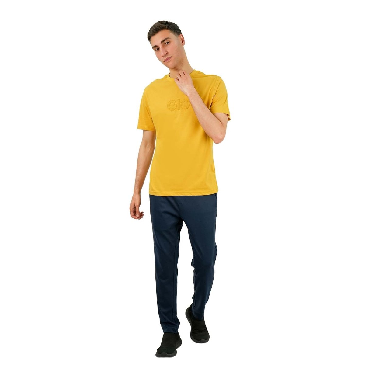 Giordano Men's Cotton Signature Print Tee - Premium Print Tee