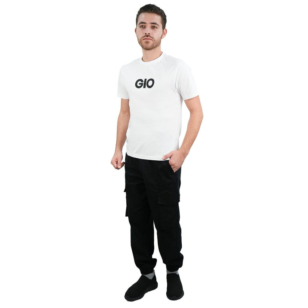 Men's Cotton Signature Print Tee S - Shop Giordano
