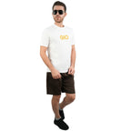 Men's Cotton Signature Print Tee S - Shop Giordano