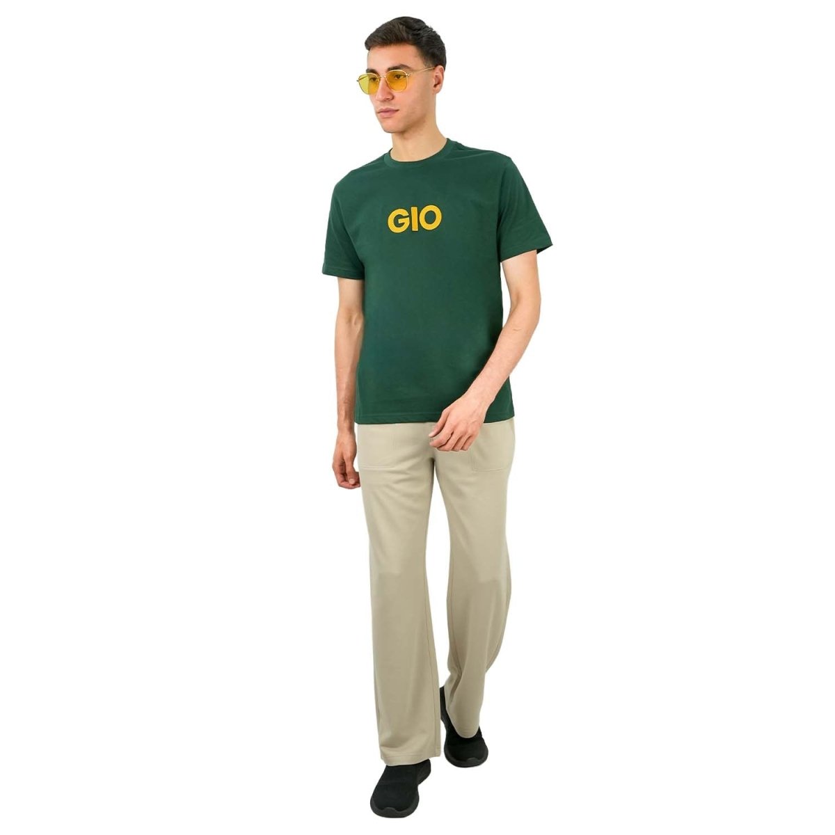 Men's Cotton Signature Print Tee - Giordano