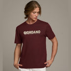 Men's Cotton Signature Print Tee S - Shop Giordano