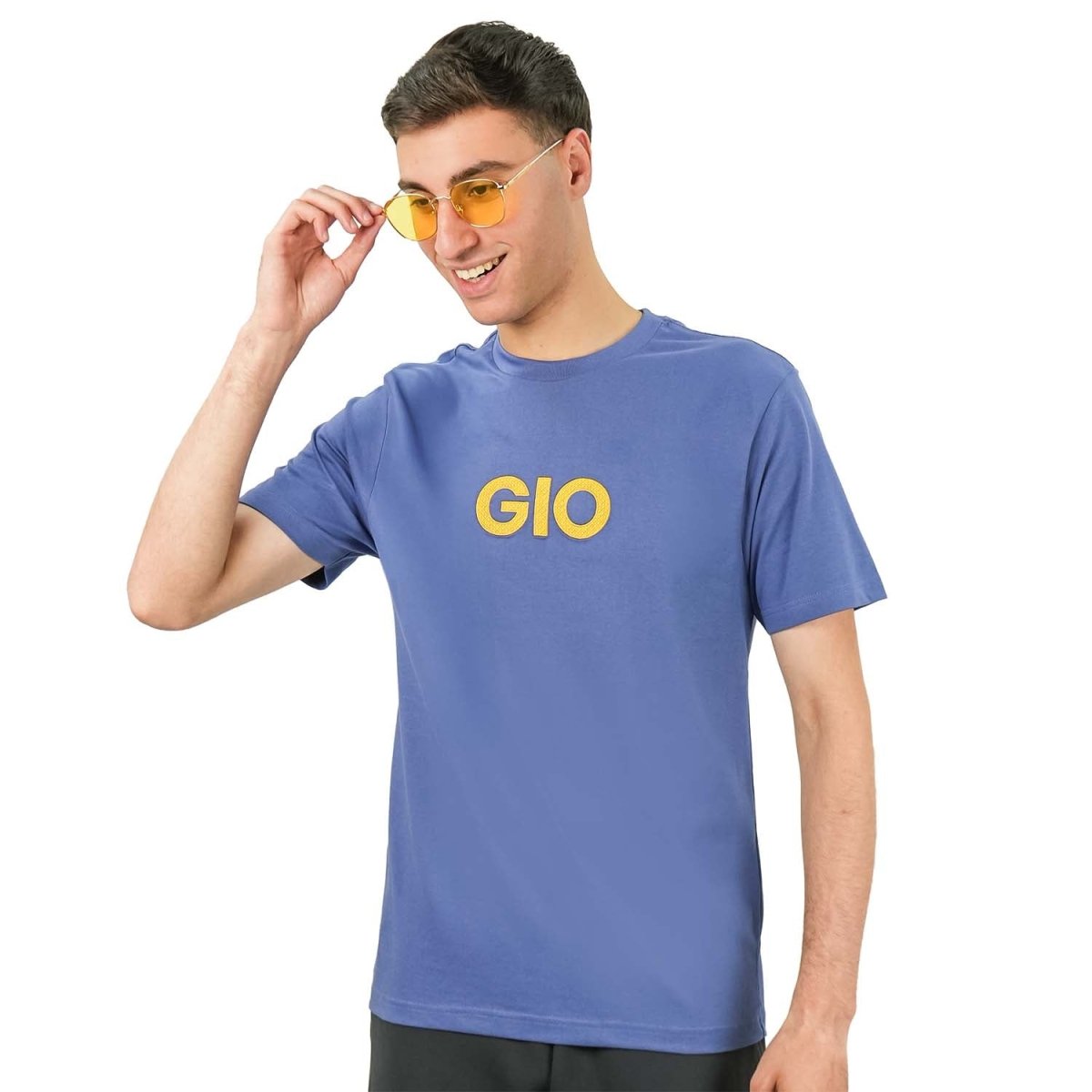 Men's Cotton Signature Print Tee - Giordano