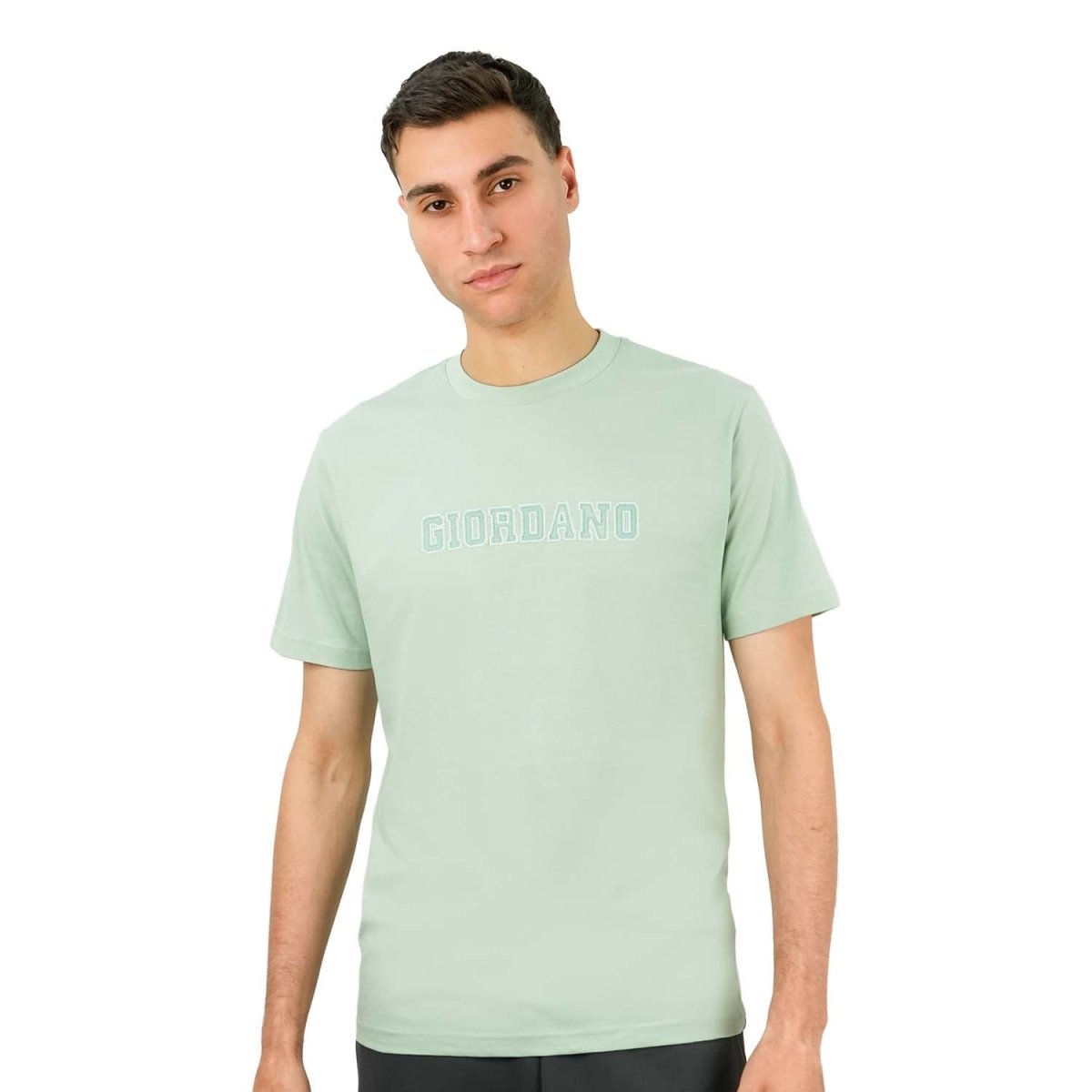 Men's Cotton Signature Print Tee - Giordano