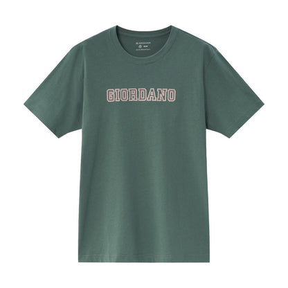 Men's Cotton Signature Print Tee - Giordano