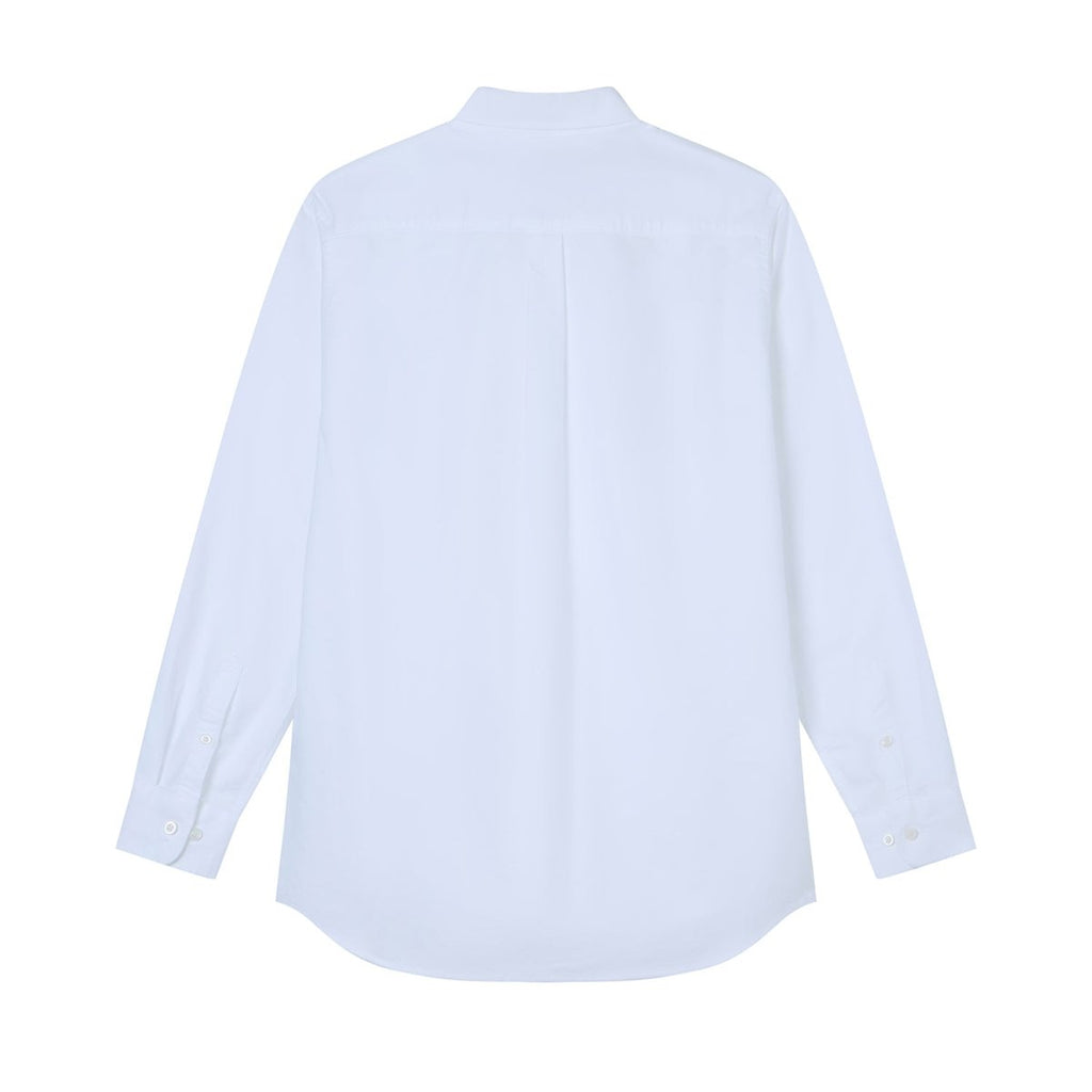 Men’S Cotton Slim Oxford Shirt With Embroidery S - Shop Giordano