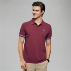 Giordano Men's Cotton Slim Performance Polo With Small Lion Embroidery - first_variant_option_2 Premium Polo for Giordano