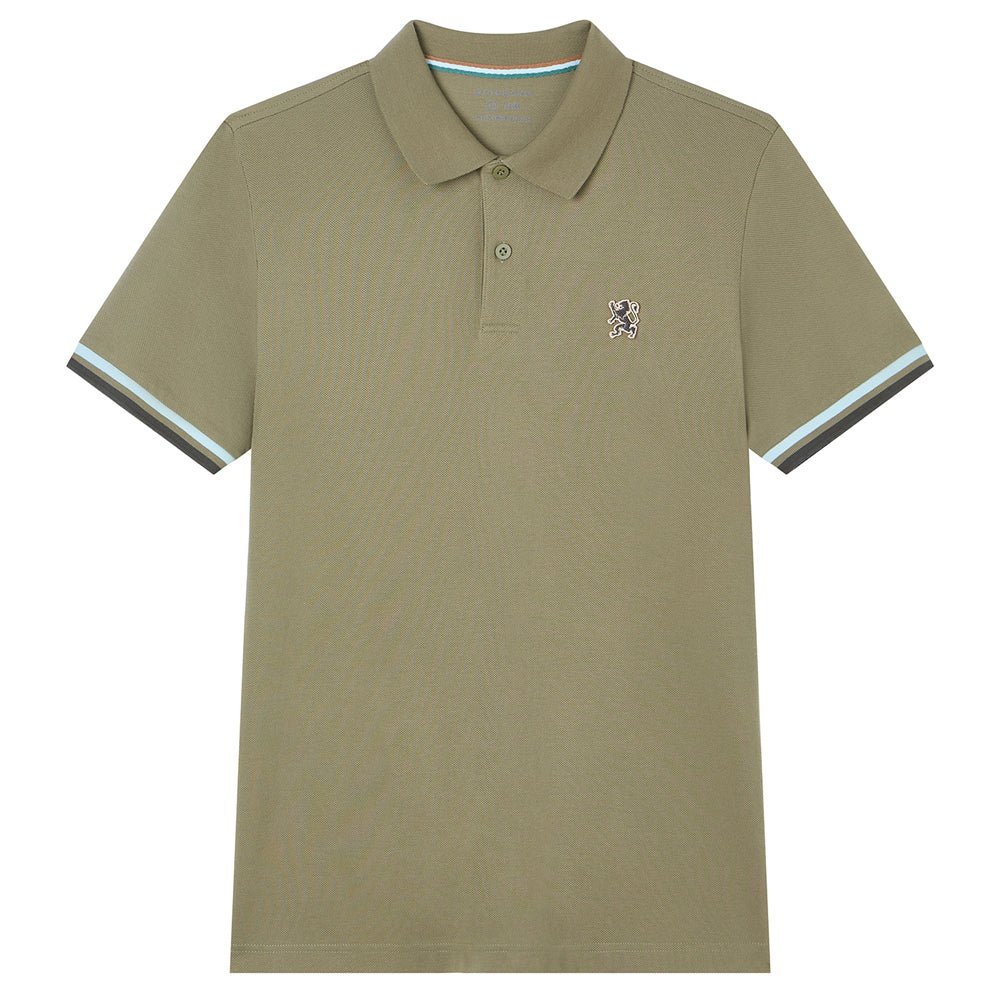Men’S Cotton Slim Performance Polo With Small Lion Embroidery S - Shop Giordano