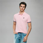 Men’S Cotton Slim Performance Polo With Small Lion Embroidery S - Shop Giordano