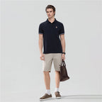 Men’S Cotton Slim Performance Polo With Small Lion Embroidery S - Shop Giordano