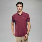 Giordano Men's Cotton Slim Performance Polo With Small Lion Embroidery - first_variant_option_2 Premium Polo for Giordano