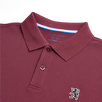 Giordano Men's Cotton Slim Performance Polo With Small Lion Embroidery - first_variant_option_2 Premium Polo for Giordano