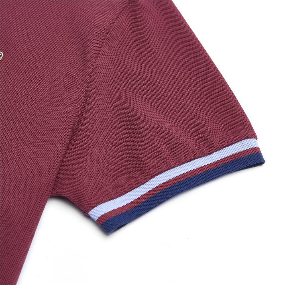 Giordano Men's Cotton Slim Performance Polo With Small Lion Embroidery - first_variant_option_2 Premium Polo for Giordano