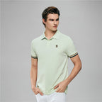 Men’S Cotton Slim Performance Polo With Small Lion Embroidery S - Shop Giordano