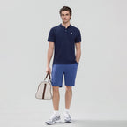 Giordano Men's Cotton Slim Pique Polo With Pattern Print - Premium Polo