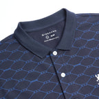 Giordano Men's Cotton Slim Pique Polo With Pattern Print - Premium Polo