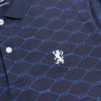 Giordano Men's Cotton Slim Pique Polo With Pattern Print - Premium Polo