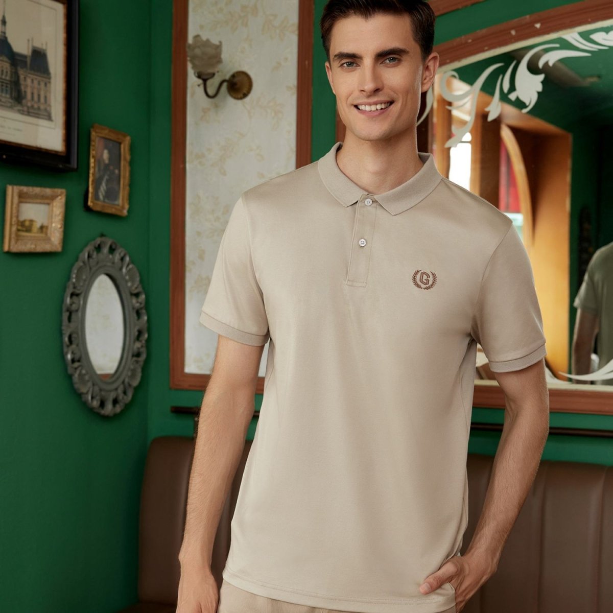 Giordano Men's Cotton Solid Polo - Premium Polo