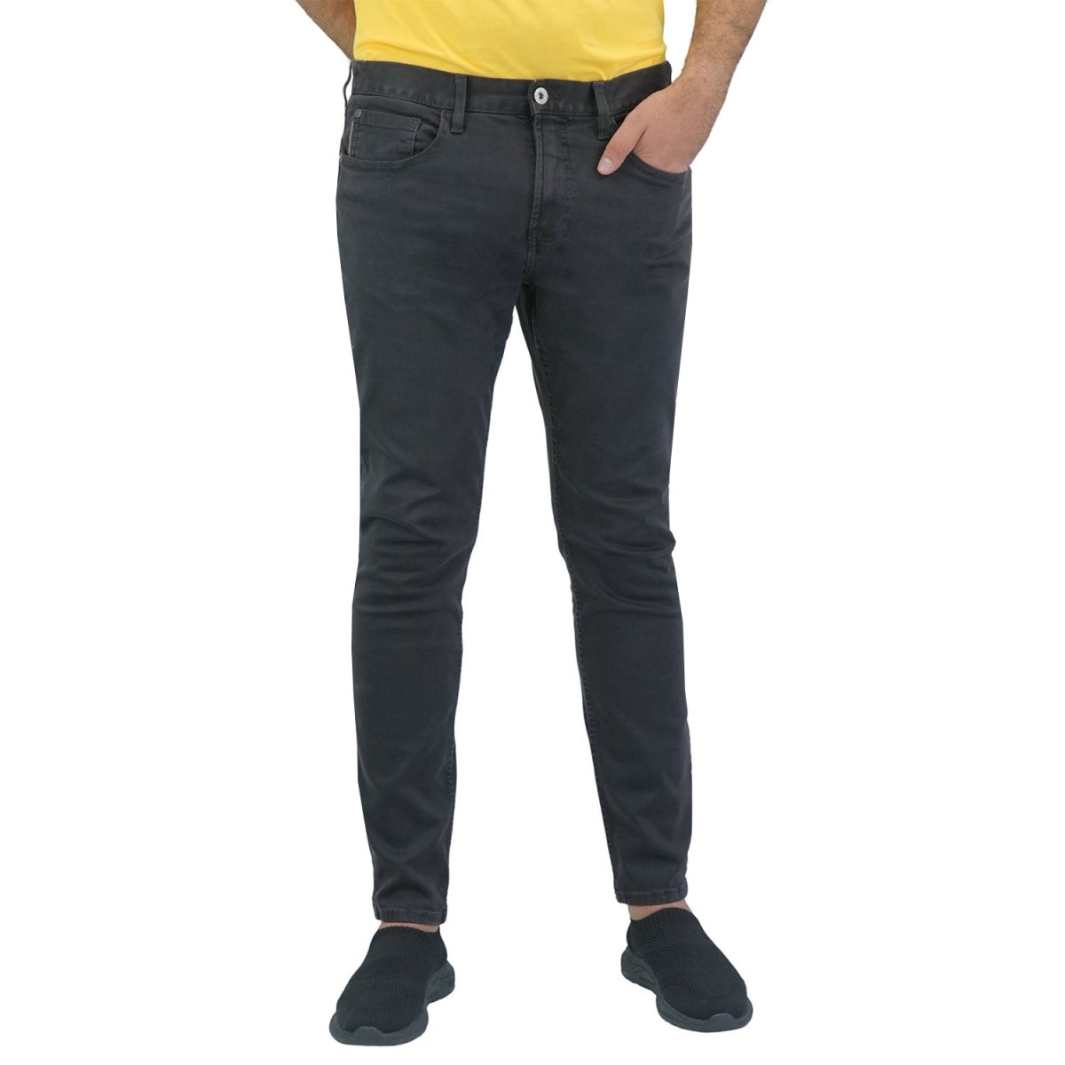 Men's Cotton Spandex Denim Low Rise Skinny Fit Tapered Jeans - Giordano