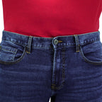 Men's Cotton Spandex Denim Low Rise Skinny Fit Tapered Jeans 30 - Shop Giordano