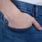 Men's Cotton Spandex Denim Low Rise Skinny Fit Tapered Jeans 30 - Shop Giordano