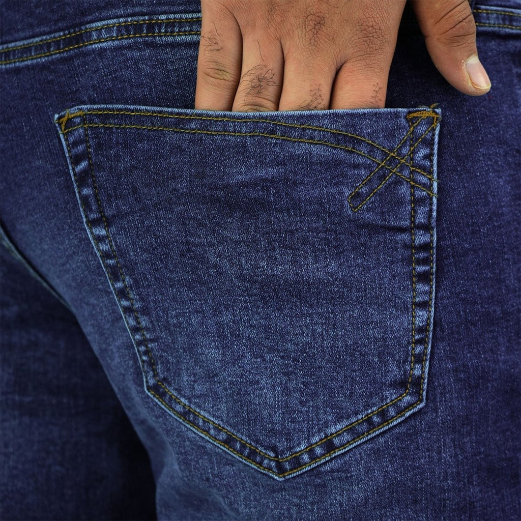 Men's Cotton Spandex Denim Low Rise Skinny Fit Tapered Jeans 30 - Shop Giordano