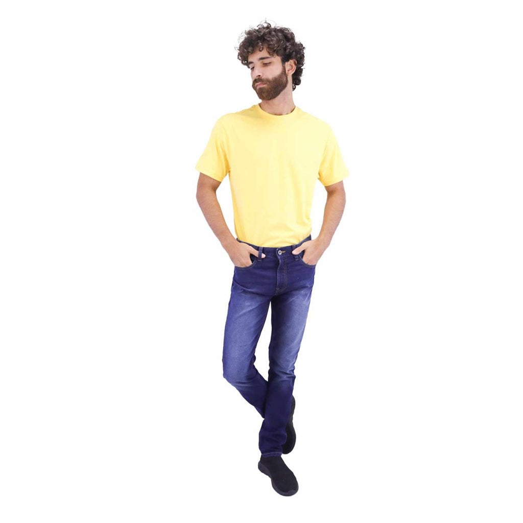 Men's Cotton Spandex Denim Low Rise Skinny Tapered Fit Jeans 30 - Shop Giordano