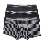Men's Cotton Spandex Jersey 3 - Pack Trunks S - Shop Giordano
