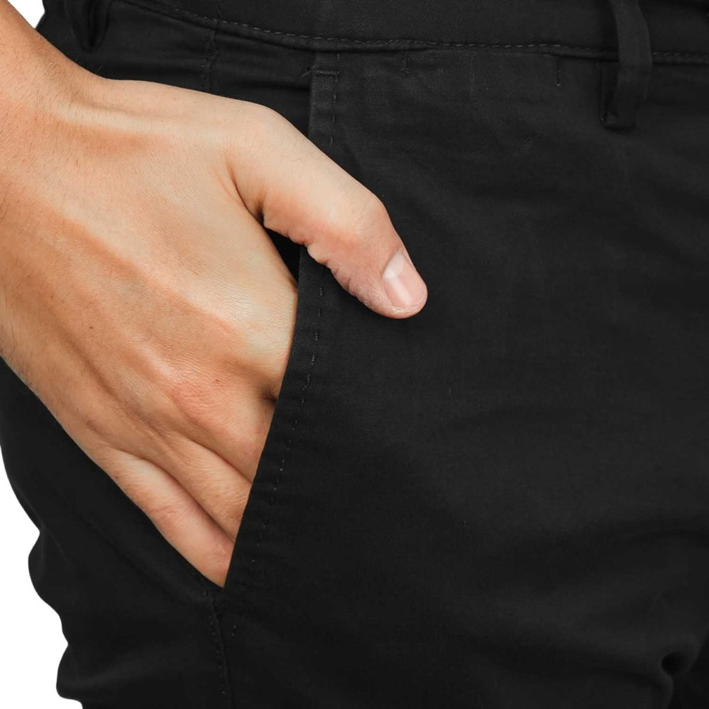 Men's Cotton Spandex Twill Slim Fit Khakis 30 - Shop Giordano