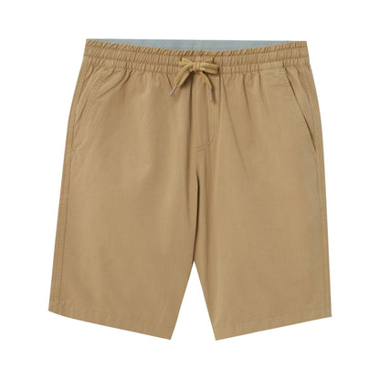 Men's Cotton Twill Bermuda Shorts: Slim Fit, Elastic Waist, Ultimate Comfort - Giordano