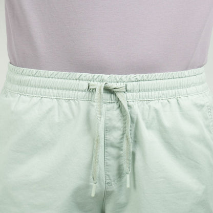 Men's Cotton Twill Bermuda Shorts: Slim Fit, Elastic Waist, Ultimate Comfort - Giordano
