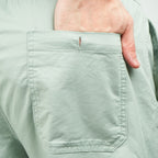 Men's Cotton Twill Bermuda Shorts: Slim Fit, Elastic Waist, Ultimate Comfort S - Shop Giordano