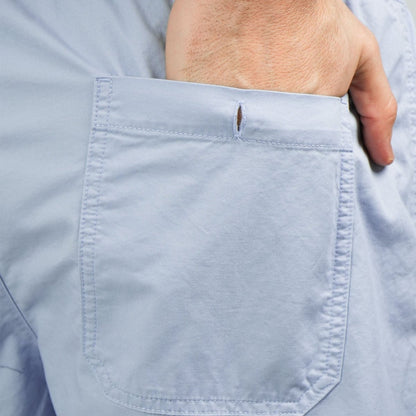 Men's Cotton Twill Bermuda Shorts: Slim Fit, Elastic Waist, Ultimate Comfort - Giordano