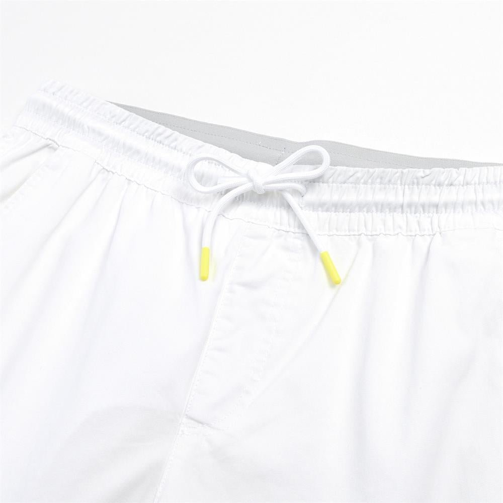 Men's Cotton Twill Bermuda Shorts: Slim Fit, Elastic Waist, Ultimate Comfort S - Shop Giordano