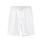 Men's Cotton Twill Bermuda Shorts: Slim Fit, Elastic Waist, Ultimate Comfort S - Shop Giordano