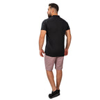 Men's Cotton Twill Bermuda Shorts: Slim Fit, Elastic Waist, Ultimate Comfort S - Shop Giordano