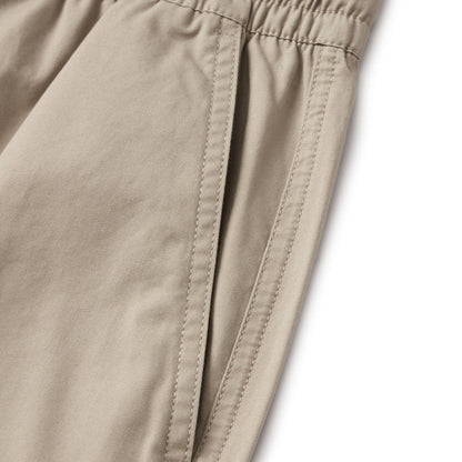 Men's Cotton Twill Cargo Shorts: Relaxed Fit, Elastic Waist Comfort - Giordano