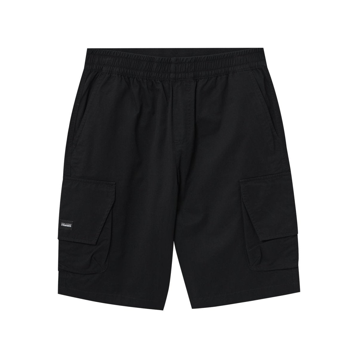Men's Cotton Twill Cargo Shorts: Relaxed Fit, Elastic Waist Comfort - Giordano