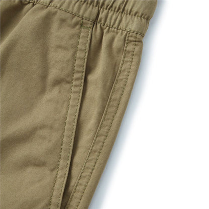 Men's Cotton Twill Cargo Shorts: Relaxed Fit, Elastic Waist Comfort - Giordano