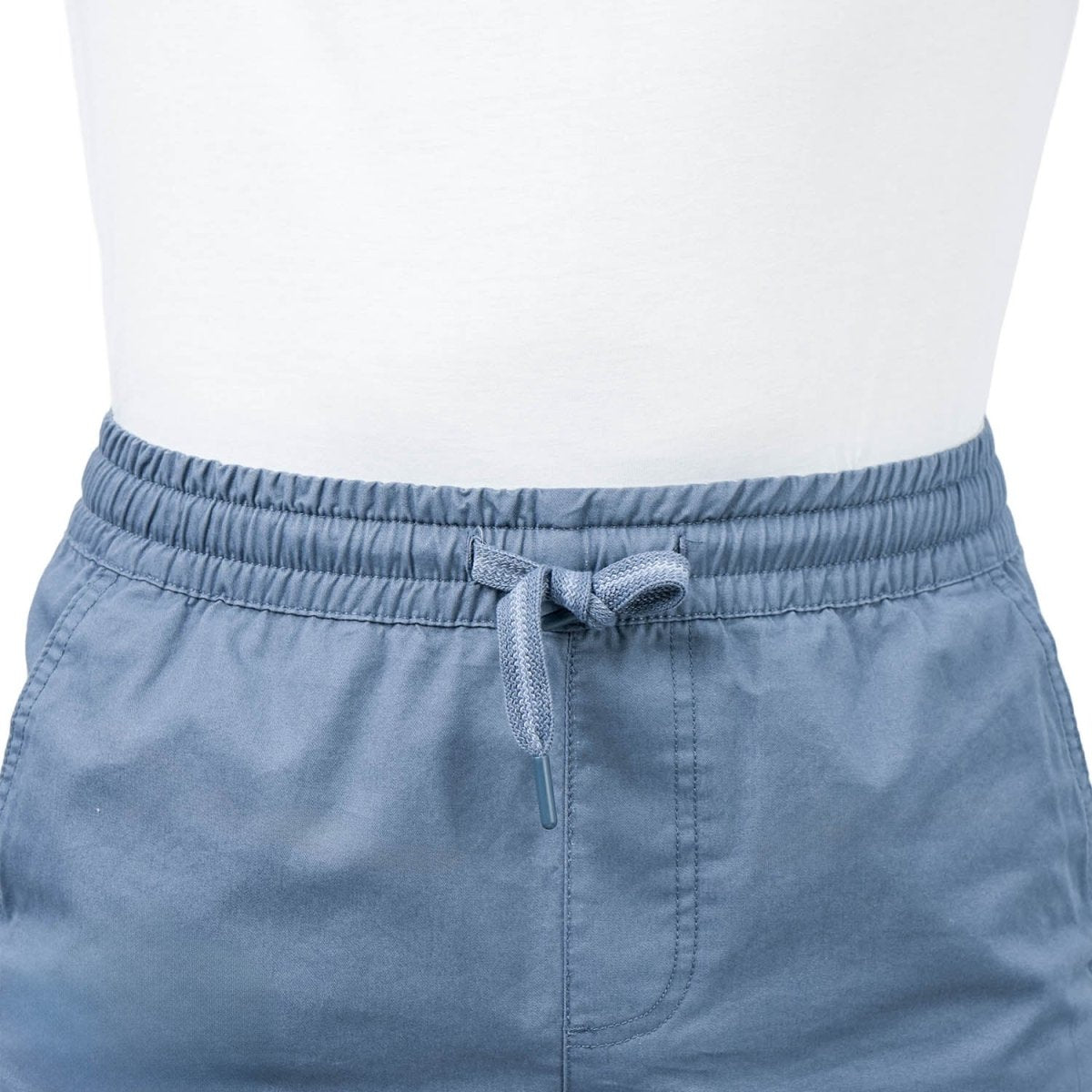 Men's Cotton Twill Cargo Shorts: Relaxed Fit, Elastic Waist Comfort - Giordano