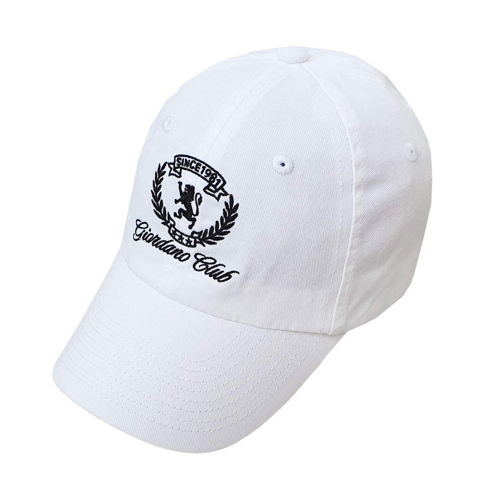 Men’S Cotton Twill Embroidered Adjustable Baseball Cap Free Size - Shop Giordano