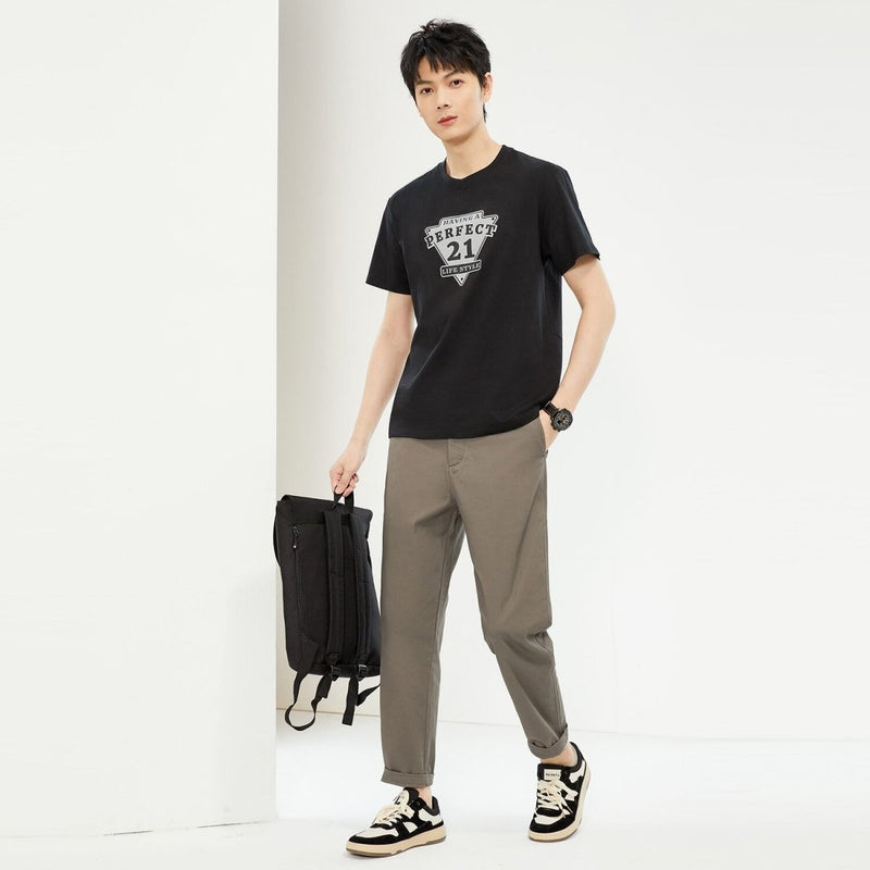 Men's Crew Neck Short Sleeve Print Tee | Online Exclusive S - Shop Giordano