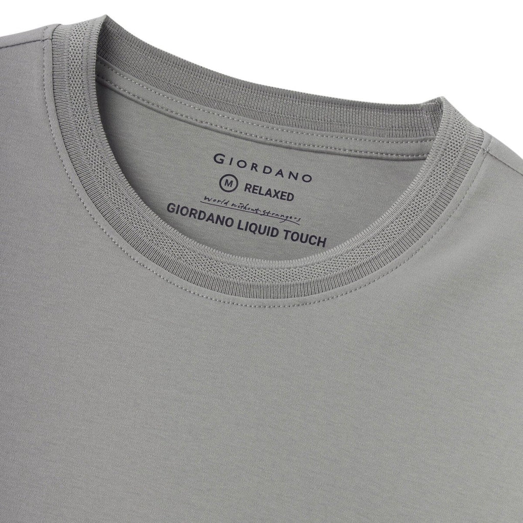Men's Crewneck Liquid Touch Tee - Relaxed Fit S - Shop Giordano